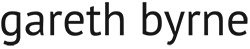 Gareth Byrne Artist Logo